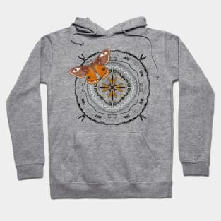 Butterfly and mandala Hoodie